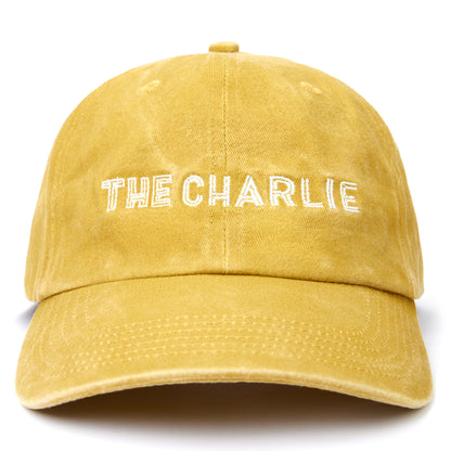 The Charlie - Retro Baseballpet mosterd