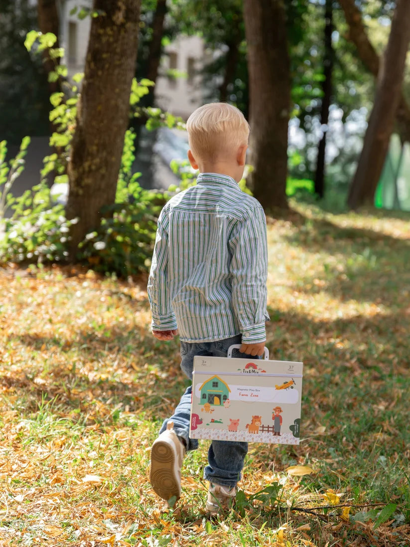 Tix & Mix - Magnetic Play Box | Farm Zone
