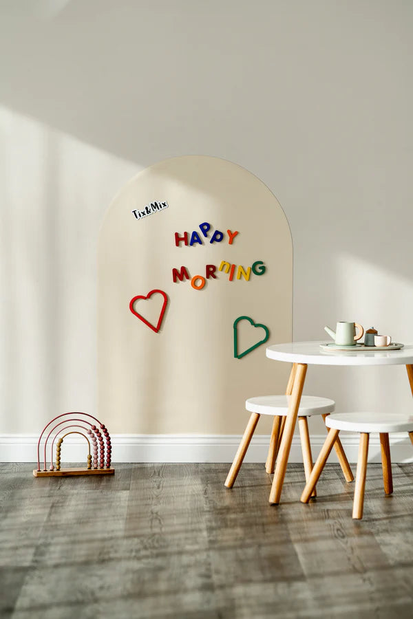 Tix & Mix - Magnetic Wall Board - White Pudding