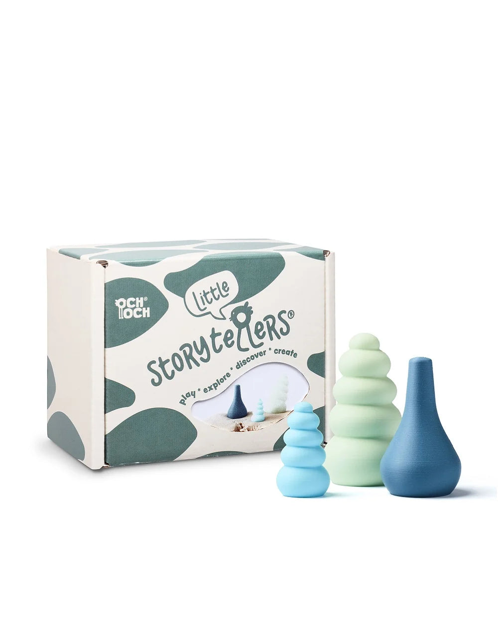 OchOch - Little Storytellers Treeset | Sensorisch & Open-Ended Speelgoed | Water Wood