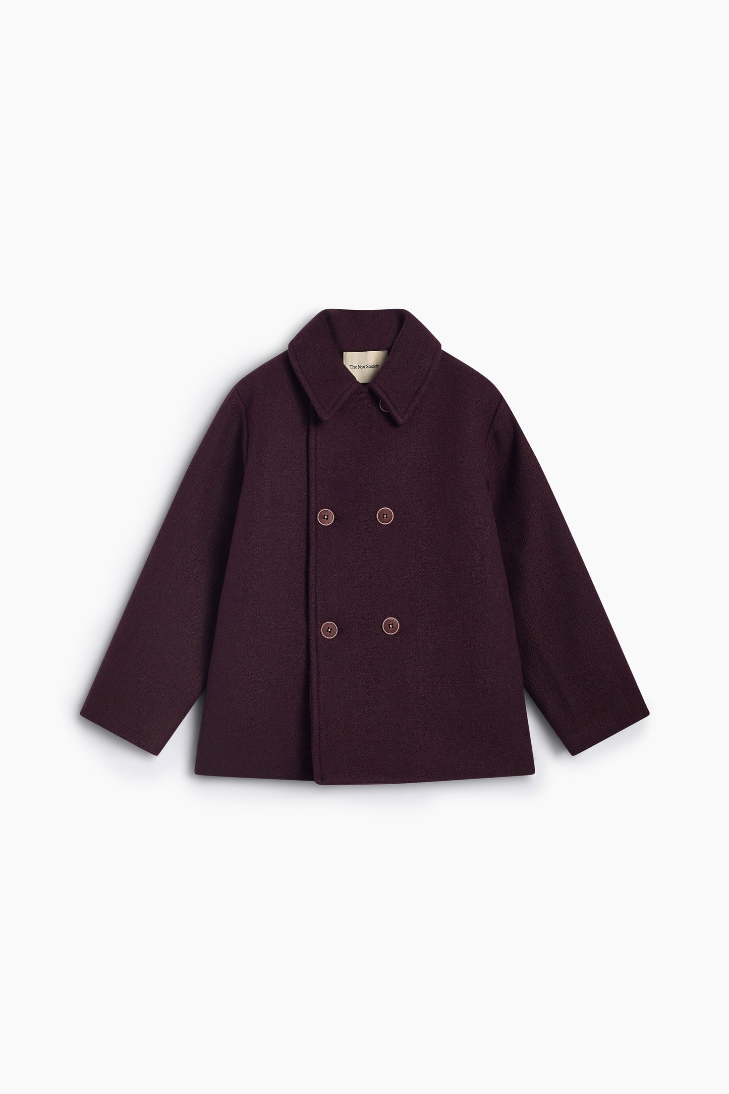 The New Society - Vale Coat | Burgundy
