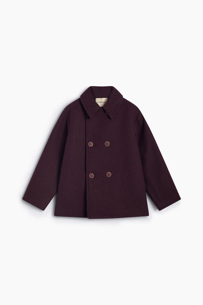 The New Society - Vale Coat | Burgundy