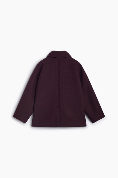 The New Society - Vale Coat | Burgundy