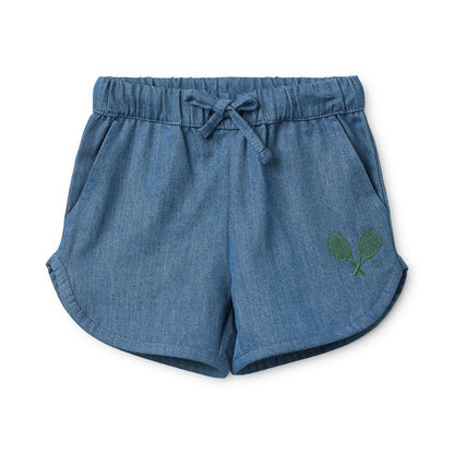 Flöss - Victor Shorts Mid Blue voor Baby’s en Jongens