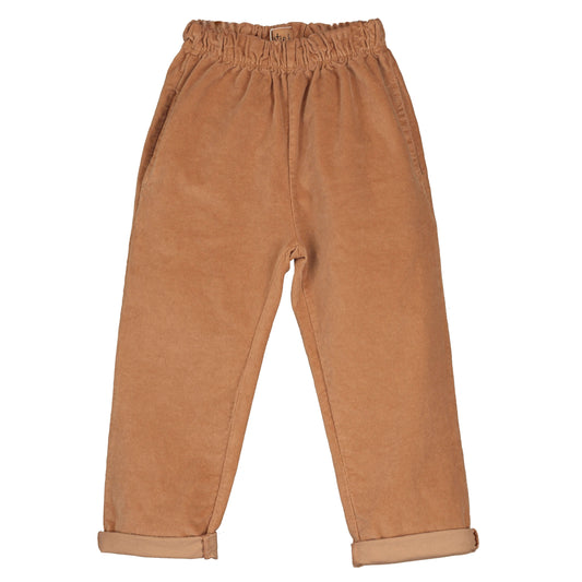 Lötiekids curdory wide kinderbroek maan & ster bruin