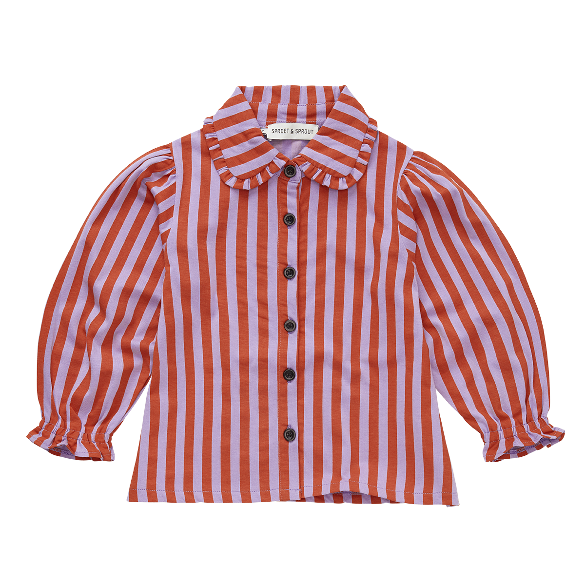 Sproet & Sprout - Girls stripe blouse lavender