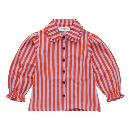 Sproet & Sprout - Girls stripe blouse lavender