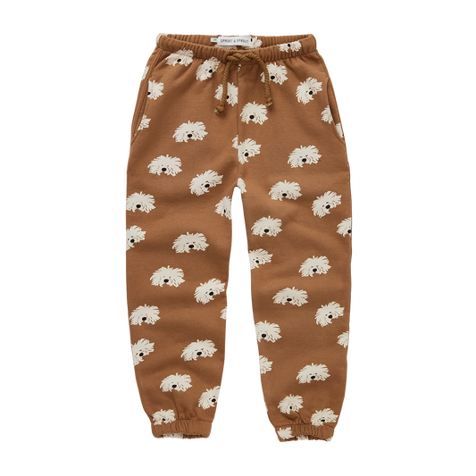 Sproet & Sprout - Sweatpants moustache dog print