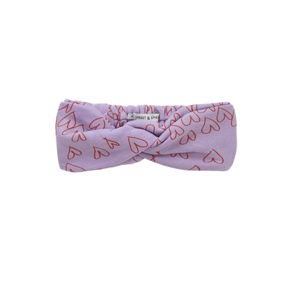 Sproet & Sprout - Turban headband hearts
