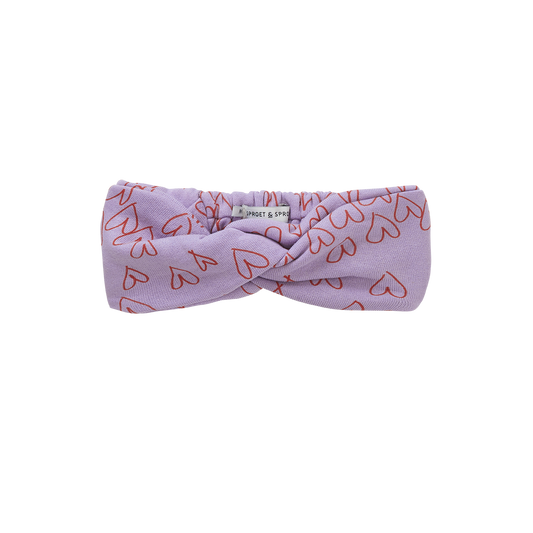 Sproet & Sprout - Turban headband hearts