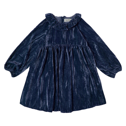 Tocoto Vintage Jurk van Navy Velvet