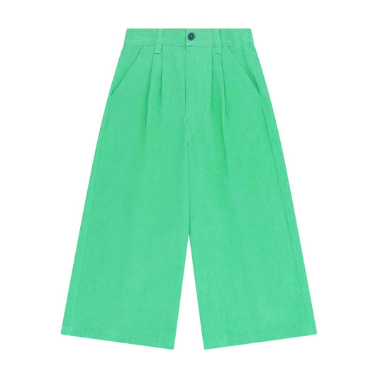 COS I SAID SO - Wide trouser twill Paradise groen