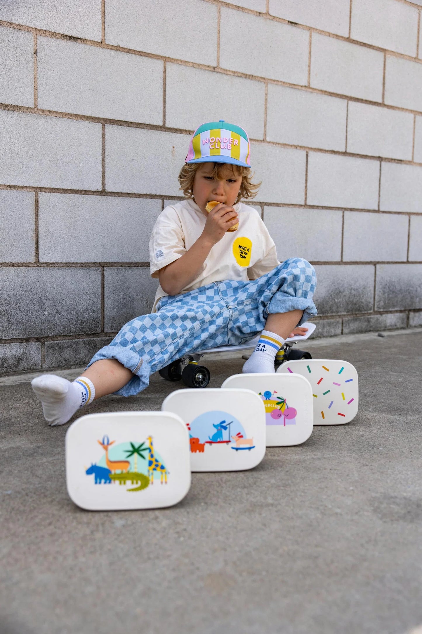 Cotton Cloud - roestvrijstalen lunchbox met uitneembare compartimenten | Club Soleil