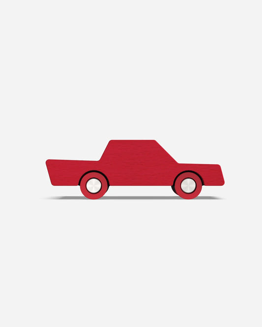 waytoplay - Heen en Weer Auto | Houten Speelgoedauto | Rood