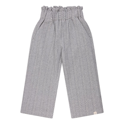 Navy Natural - Wide Leg Grey melange