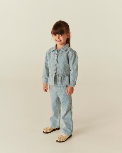 Copenhagen Colors – Twill Broek Denim Stripe
