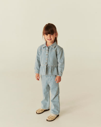 Copenhagen Colors – Twill Broek Denim Stripe