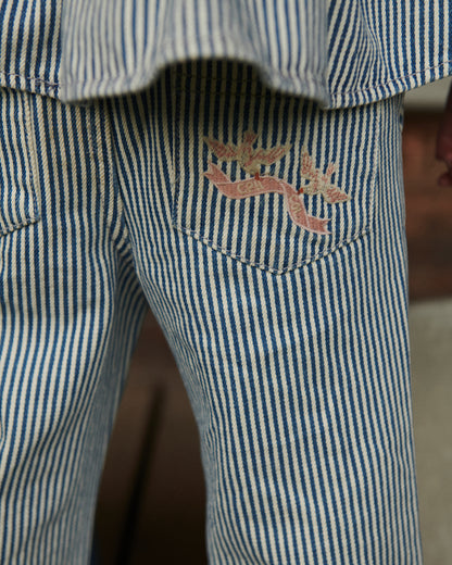 Copenhagen Colors – Twill Broek Denim Stripe