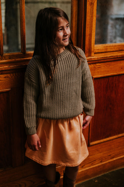 Yuki - Chunky Knitted Sweater Sage