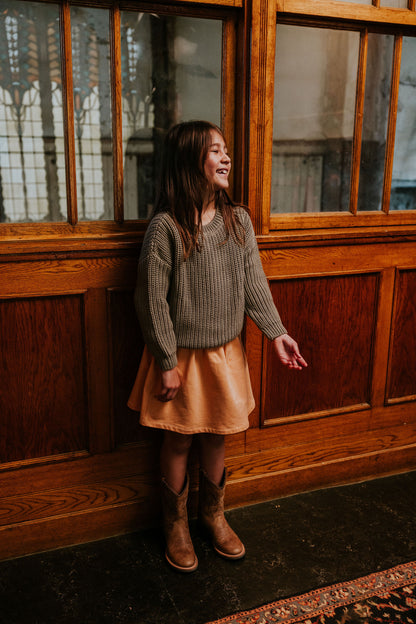 Yuki - Chunky Knitted Sweater Sage