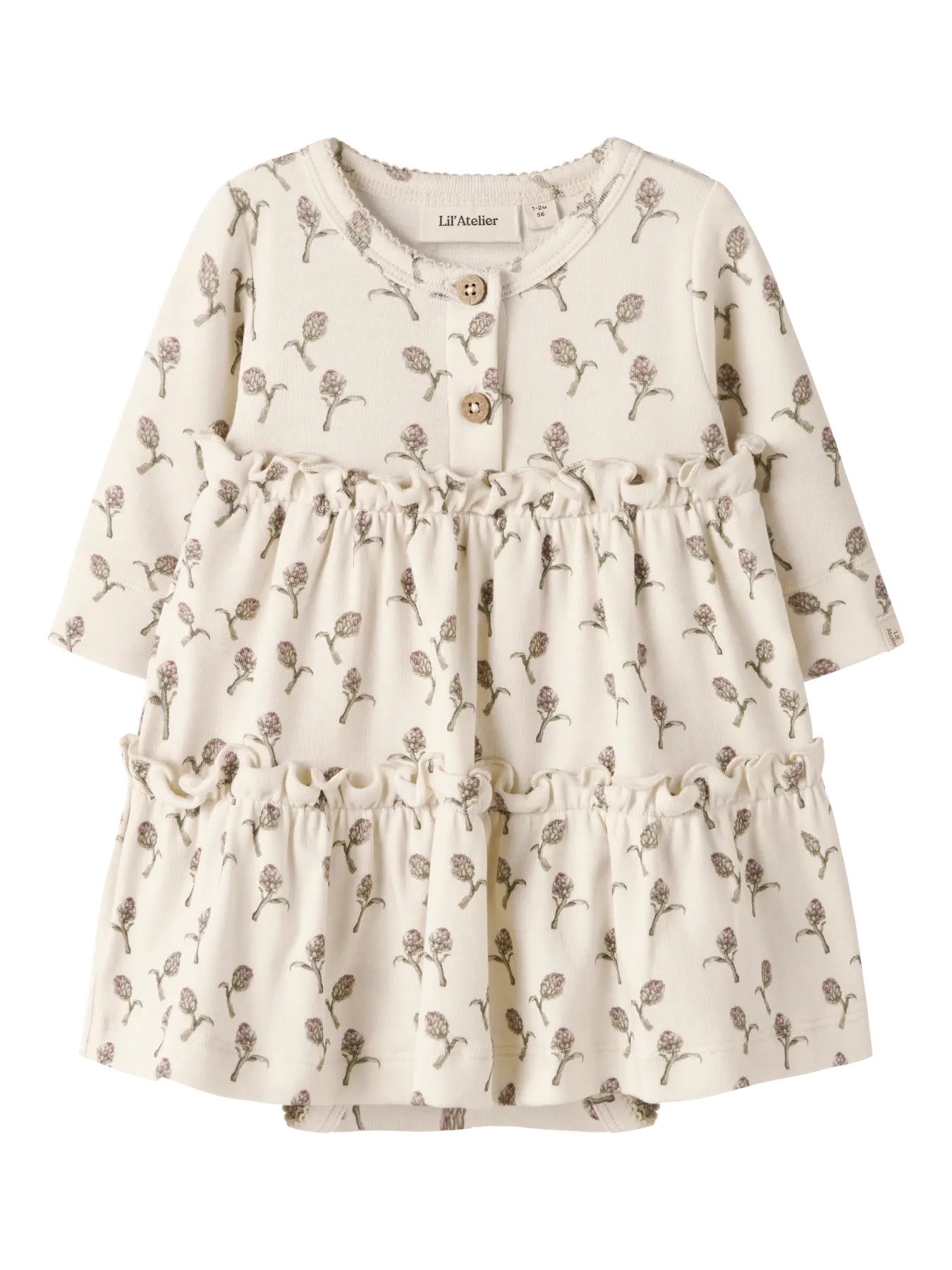 Lil' Atelier - Jurkbody met Bloemenprint | Organisch Katoen & TENCEL™