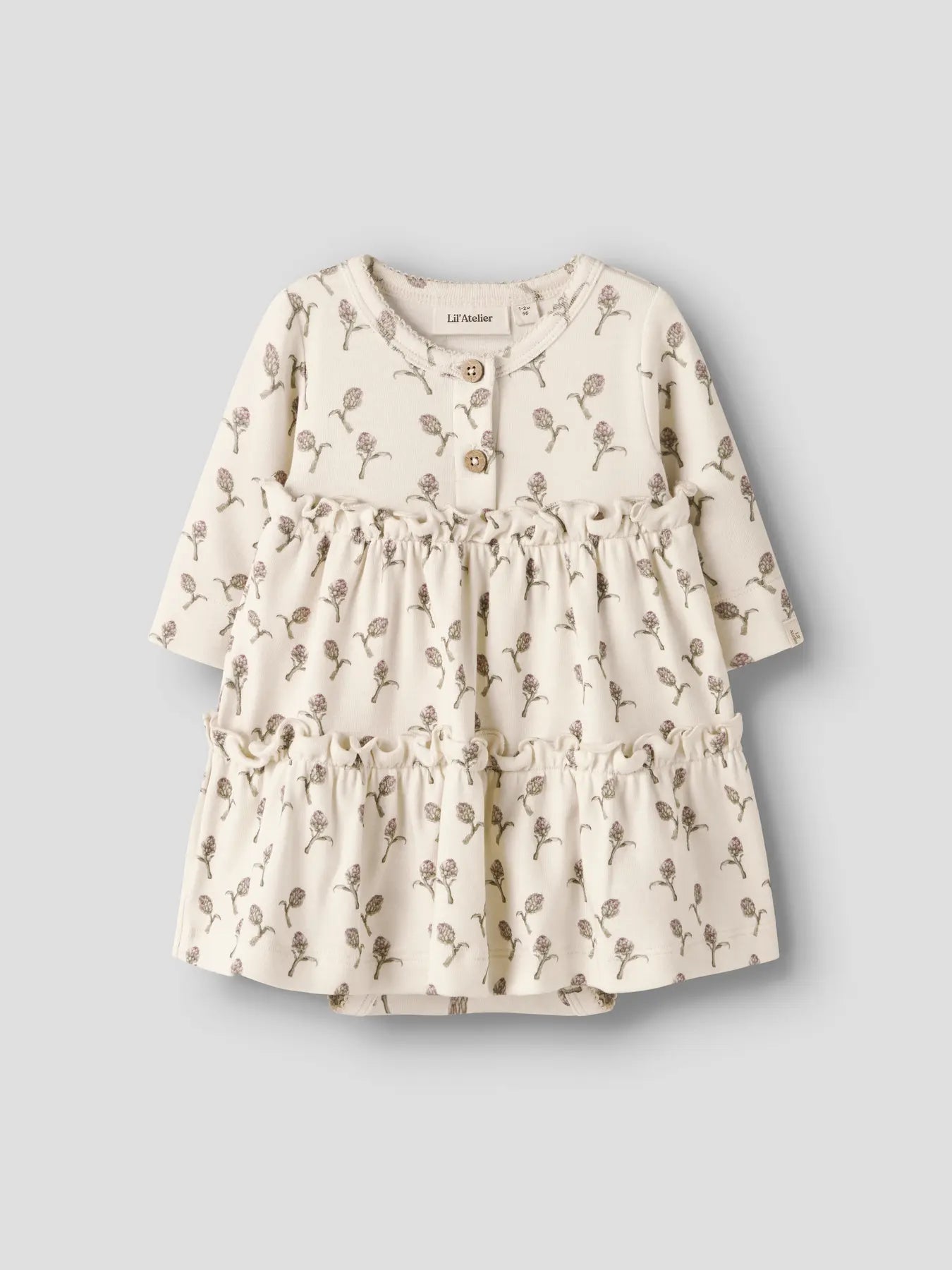 Lil' Atelier - Jurkbody met Bloemenprint | Organisch Katoen & TENCEL™