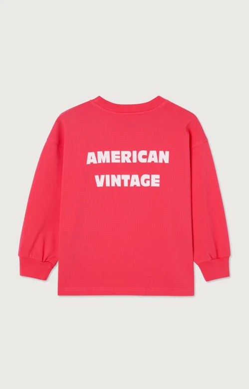 American Vintage - Fizvalley Longsleeve Framboise Vintage