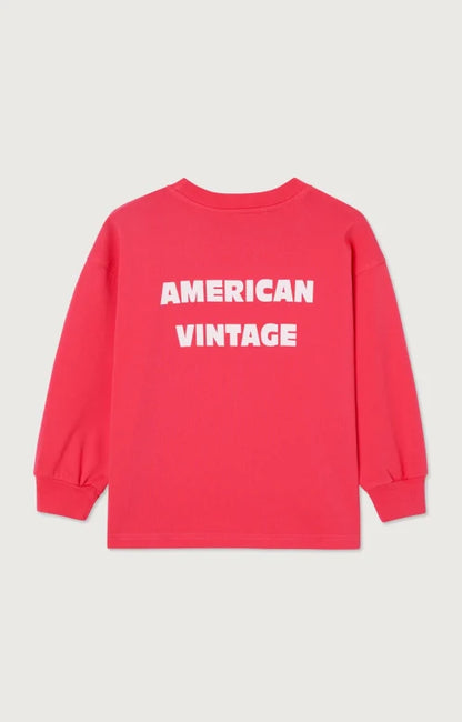 American Vintage - Fizvalley Longsleeve Framboise Vintage
