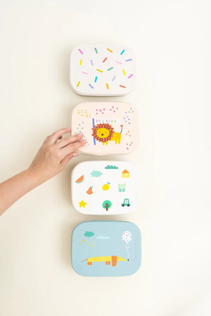 Cotton Cloud - roestvrijstalen lunchbox met uitneembare compartimenten Confetti