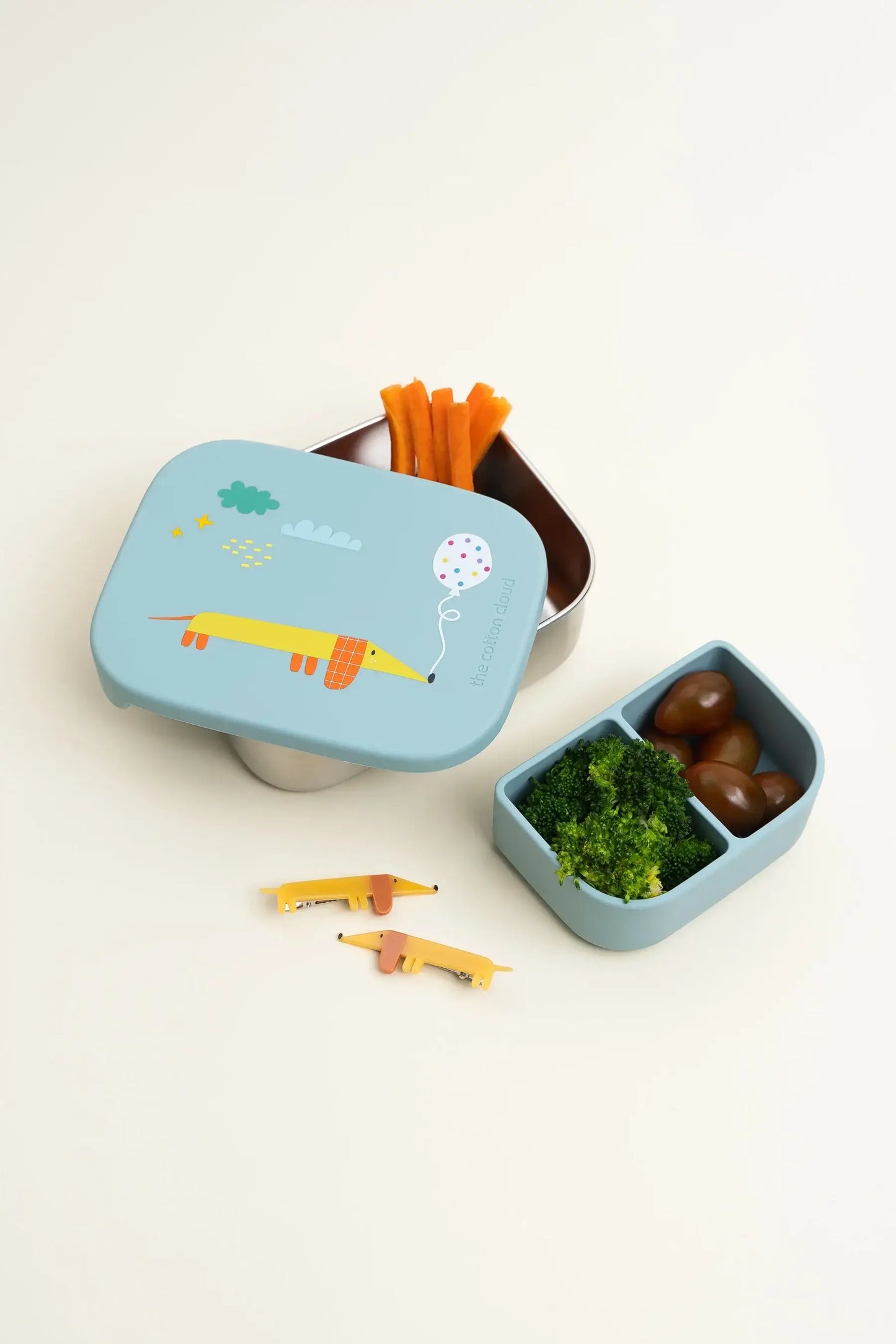 Cotton Cloud - roestvrijstalen lunchbox met uitneembare compartimenten Confetti