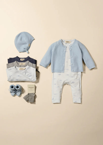 MarMar Copenhagen - Abootie Slofjes Cerulean Sky | Modal Mix Mini Dots AW26