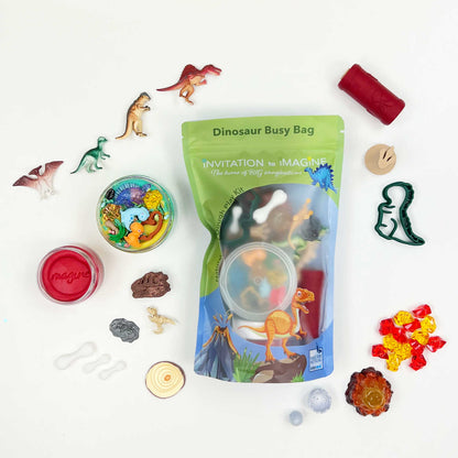 Invitation to Imagine - Dinosaur Busy Bag | Sensory Play Kit
