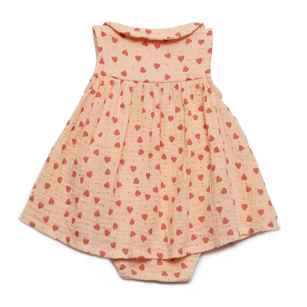 Tocoto Vintage Baby Jurk Hartjes