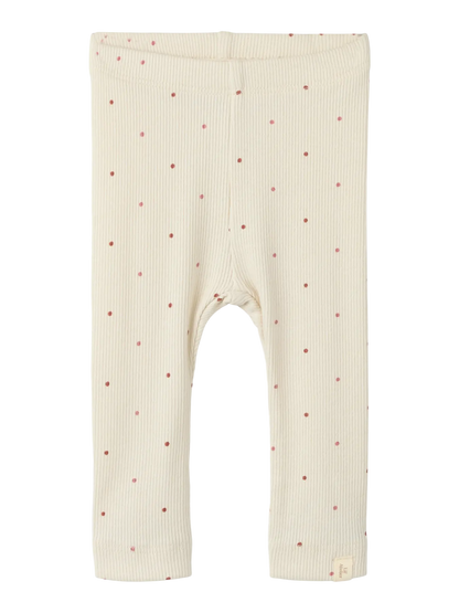 Lil' Atelier - Baby Legging | Cream Dot