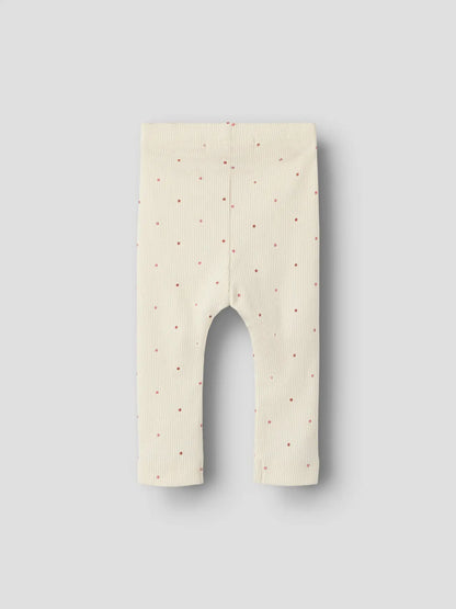 Lil' Atelier - Baby Legging | Cream Dot