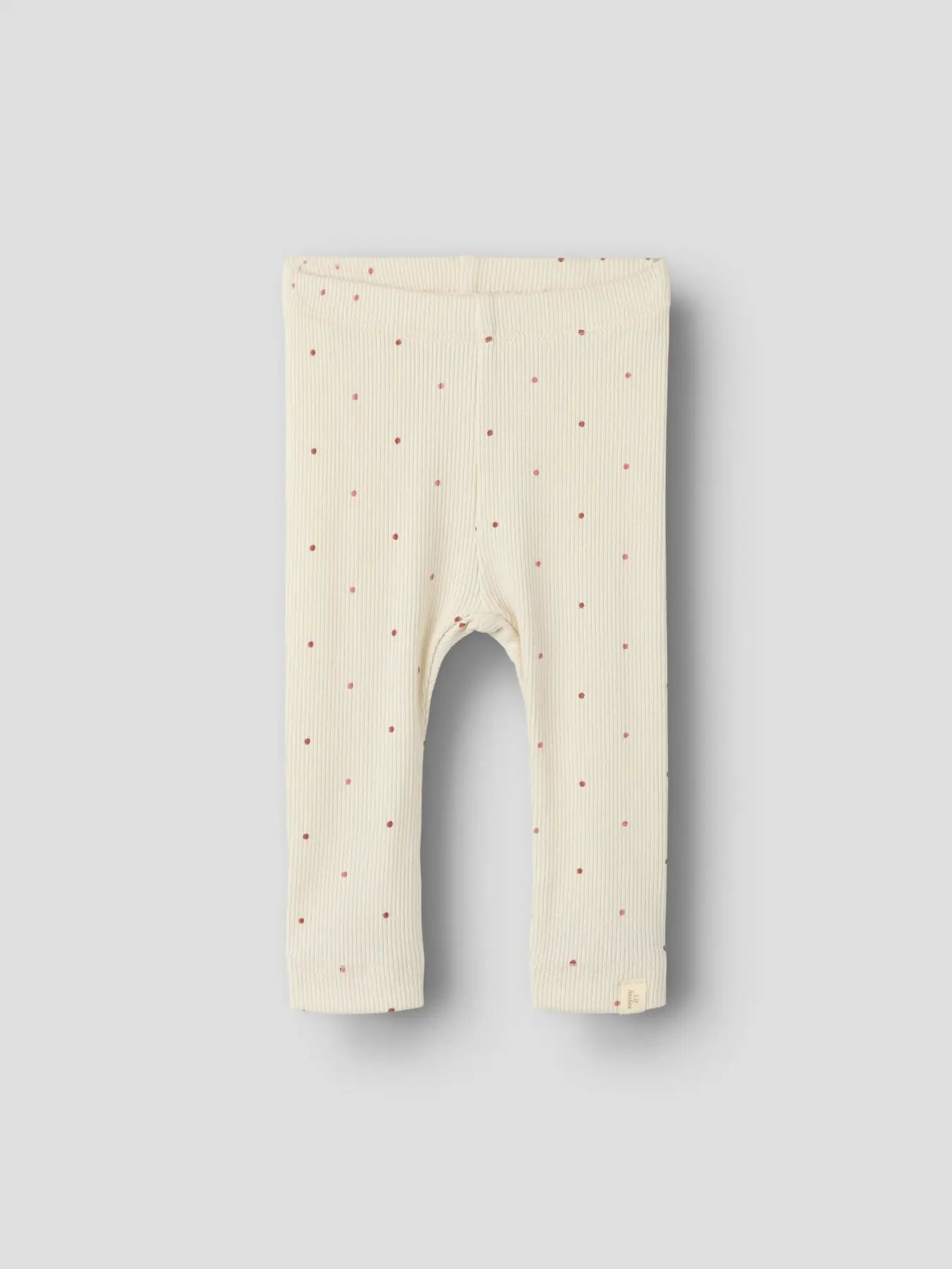Lil' Atelier - Baby Legging | Cream Dot