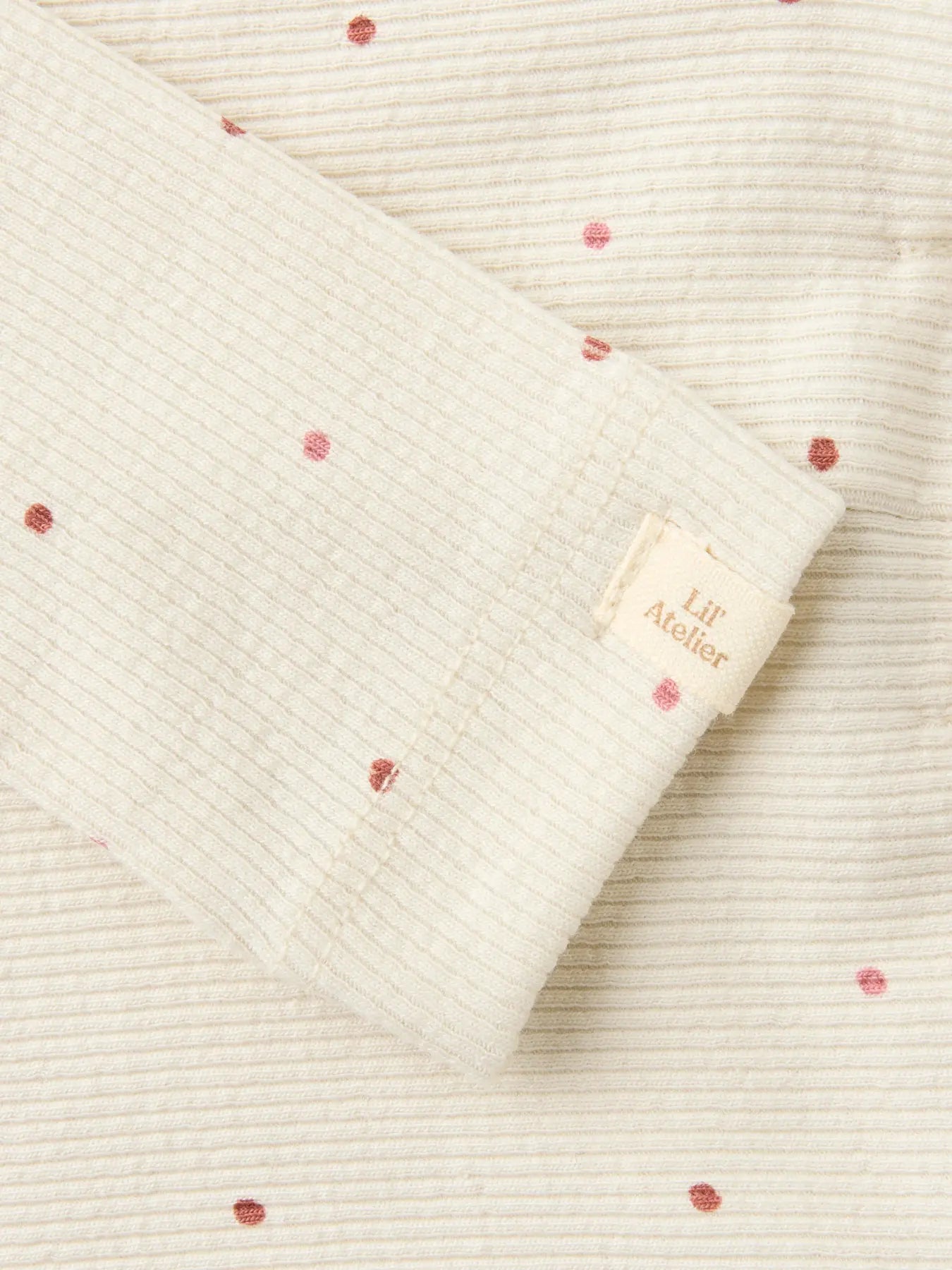 Lil' Atelier - Baby Legging | Cream Dot