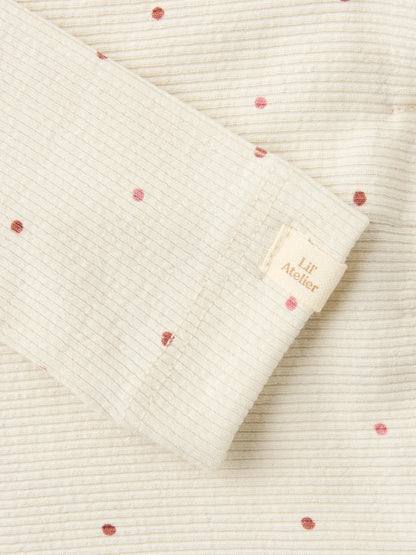 Lil' Atelier - Baby Legging | Cream Dot