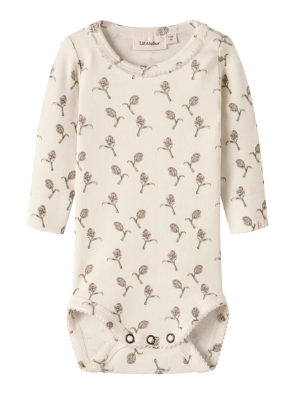 Lil' Atelier - Baby Romper Artichoke | Bloemenprint | Biologisch Katoen & TENCEL™