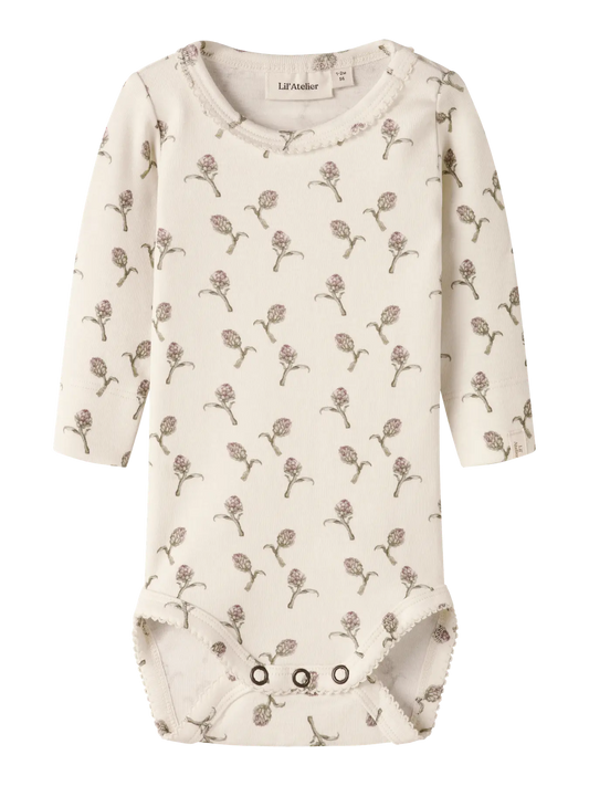 Lil' Atelier - Baby Romper Artichoke | Bloemenprint | Biologisch Katoen & TENCEL™