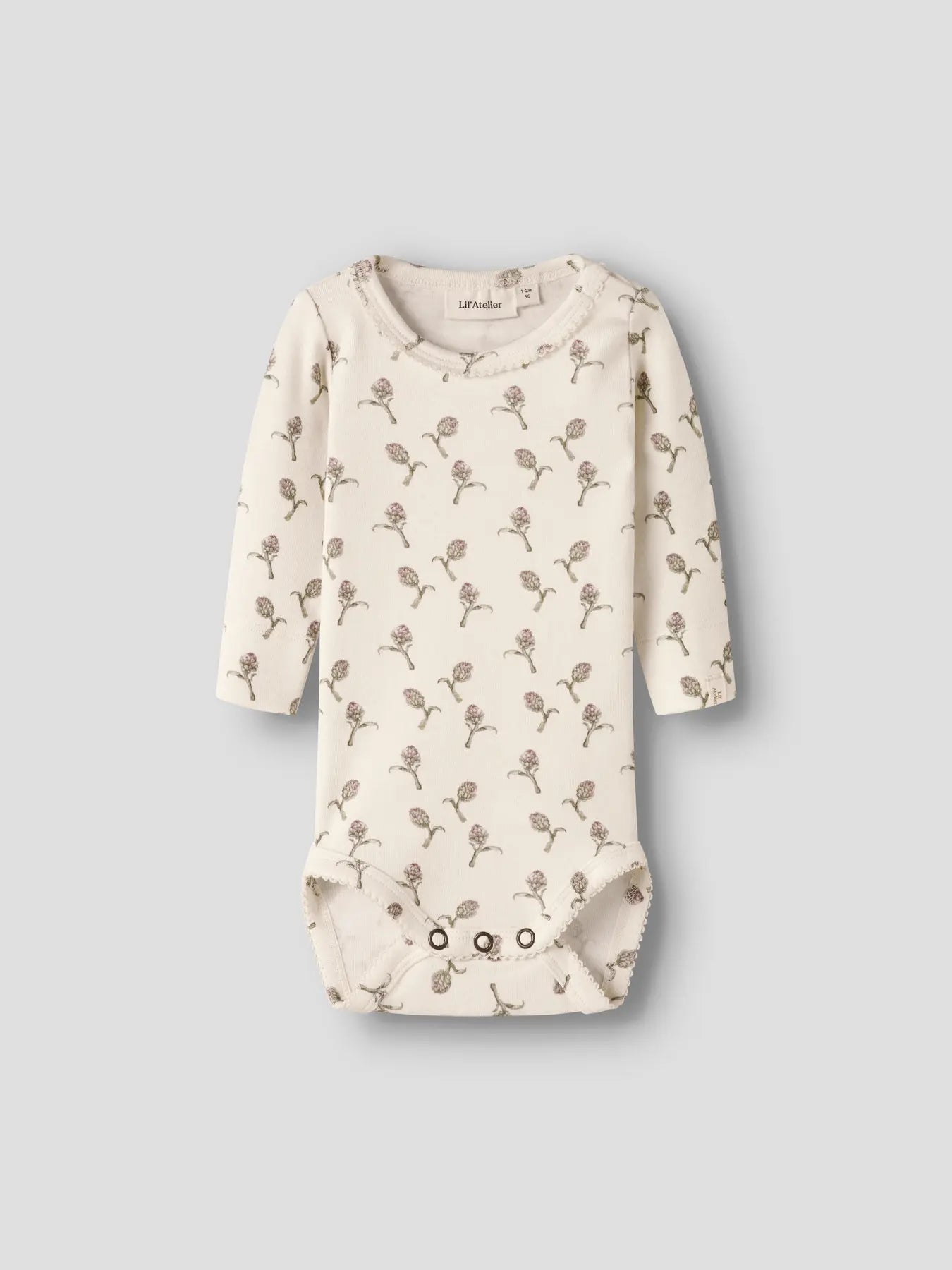 Lil' Atelier - Baby Romper Artichoke | Bloemenprint | Biologisch Katoen & TENCEL™
