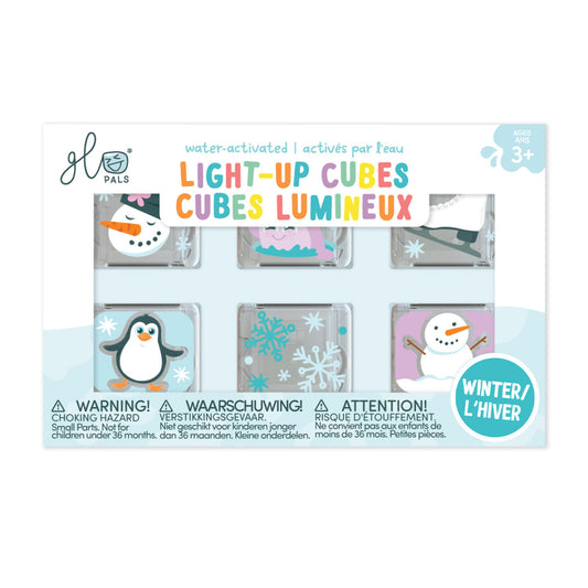 Glo Pals - Winter Light-Up Cubes (lichtgevend badspeelgoed)