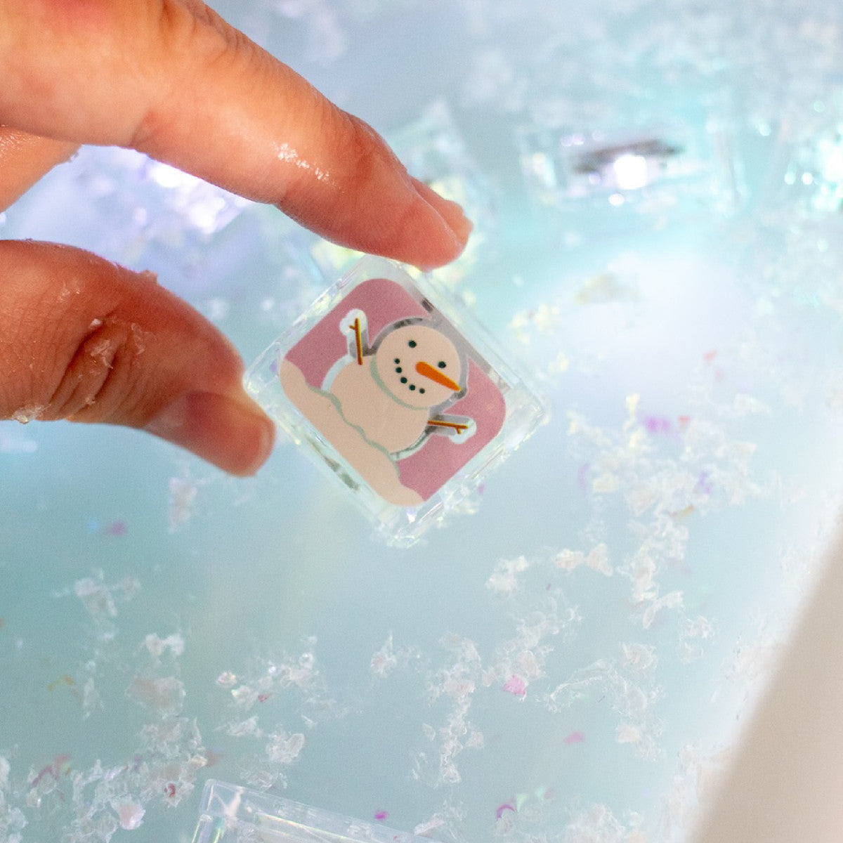 Glo Pals - Winter Light-Up Cubes (lichtgevend badspeelgoed)