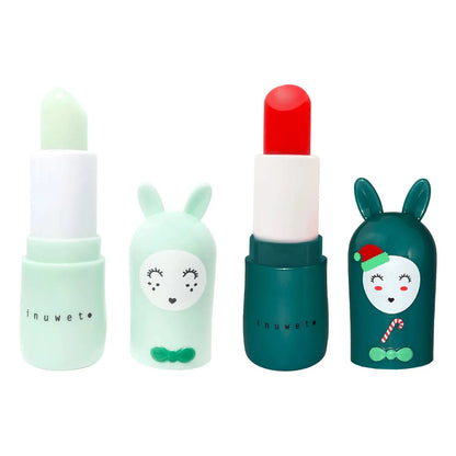 Inuwet - Star Sequin Lip Balms Set van 2 Apple Cherry