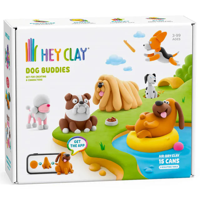 Hey Clay boetseerklei - Dog Buddies