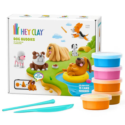 Hey Clay boetseerklei - Dog Buddies