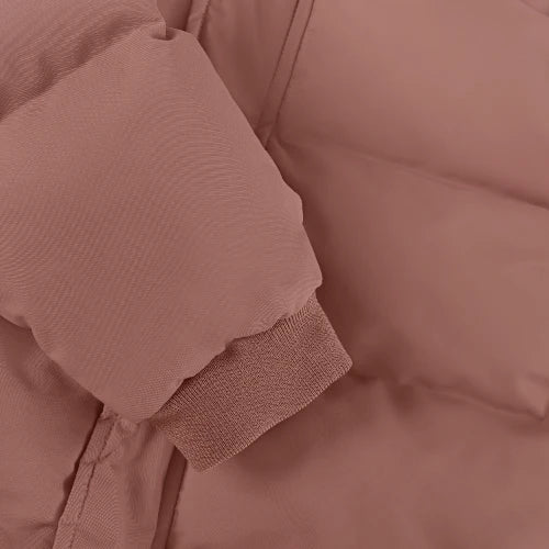 En Fant - Quilted Winter Jacket | Burlwood | Roze