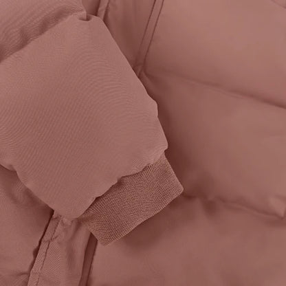 En Fant - Quilted Winter Jacket | Burlwood | Roze