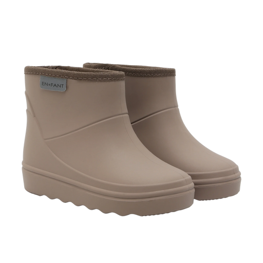 En Fant - Thermoboot Short – Pine Bark | Comfortabele & Waterdichte Kinder Regenlaarzen