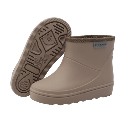 En Fant - Thermoboot Short – Pine Bark | Comfortabele & Waterdichte Kinder Regenlaarzen